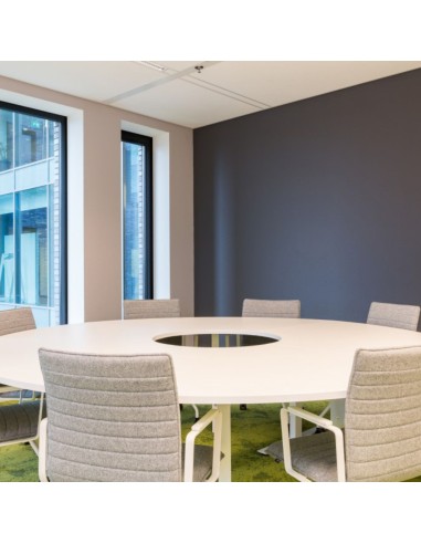 Chaise de réunion pivotante et mobile pour espaces collaboratifs – Orte table ronde