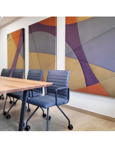 Chaises Orte pour salle de conférence avec roulettes et accoudoirs professionnels