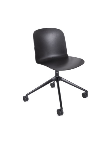 Chaise Relief à roulettes avec base étoile pivotante