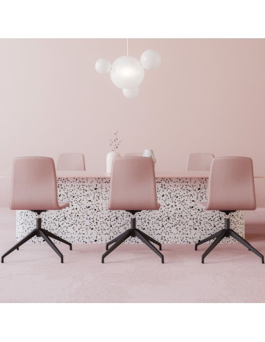 Chaise Orte 4 pieds aluminium pour salle de conférence