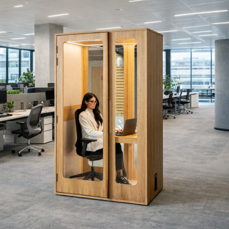 Cabine acoustique Haven Focus – Pod insonorisé premium | Office Acoustics