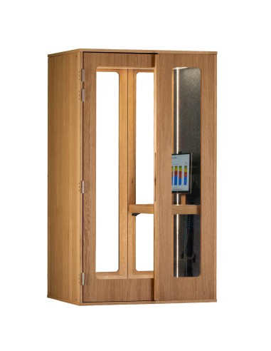 Cabine acoustique Haven Focus placage chêne – pod acoustique premium bureau