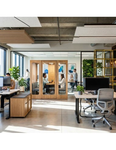 Cabine Haven Four – Acoustique et Design pour Réunions & Visioconférences | Office Acoustics