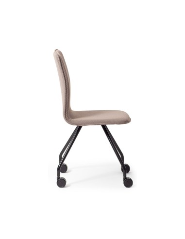 Chaise de réunion sur roulettes pour espaces pros suisses Orte