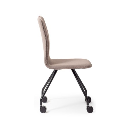 Chaise de réunion sur roulettes pour espaces pros suisses Orte