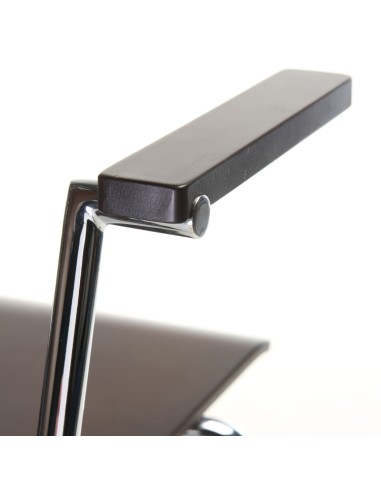 Accoudoirs mobile de la chaise Orte 220 noire pour salle de conférences