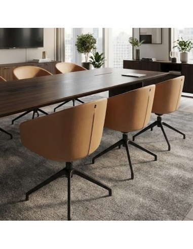 Fauteuil de réunion design Oxco pour salle de conférence suisse