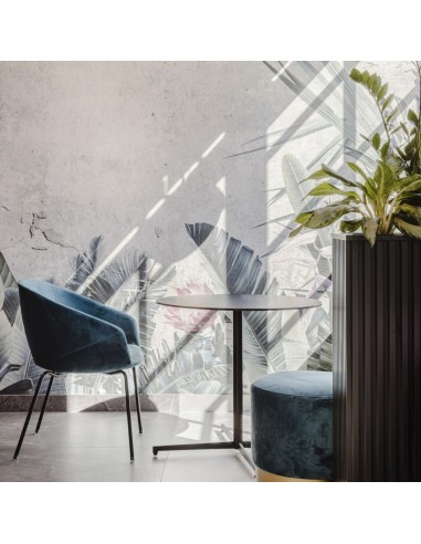 Chaise d'accueil tapissée design à 4 pieds Oxco en salle d'attente à Zürich