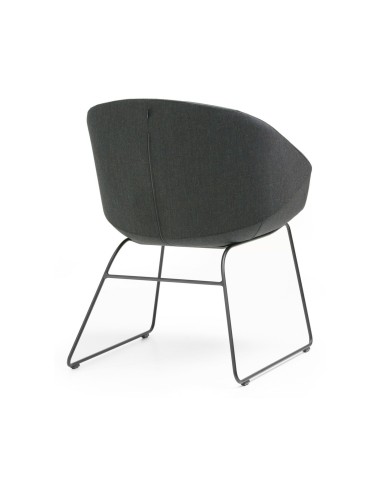 Chaise professionnelle Oxco structure métallique stable de dos