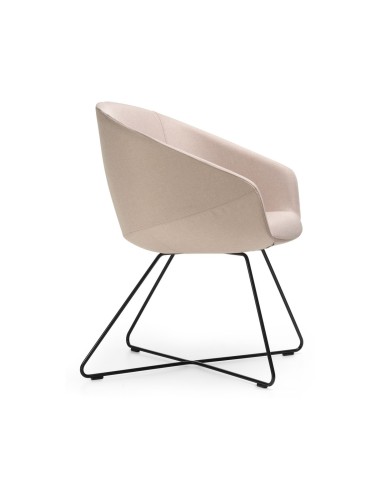 Chaise d’accueil et de réunion enveloppante design Oxco