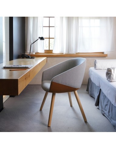 Chaise Oxco bicolore pour espaces de travail professionnelle longue durée