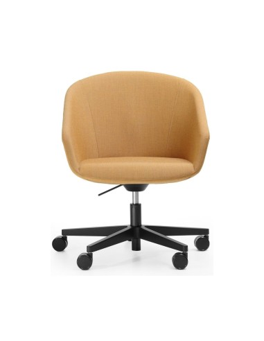 Chaise de réunion ergonomique OX 102 sur roulettes de face