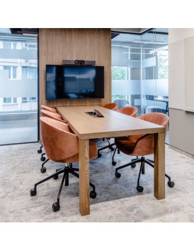 Salle de réunion à Monthey avec chaises mobiles et confortables Oxco