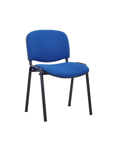 Chaise de conférence pas cher empilable bleu - Claudia - 3011