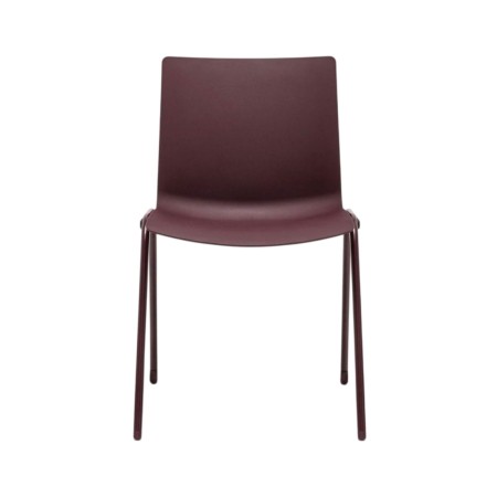 Chaise empilable avec ou sans accoudoirs