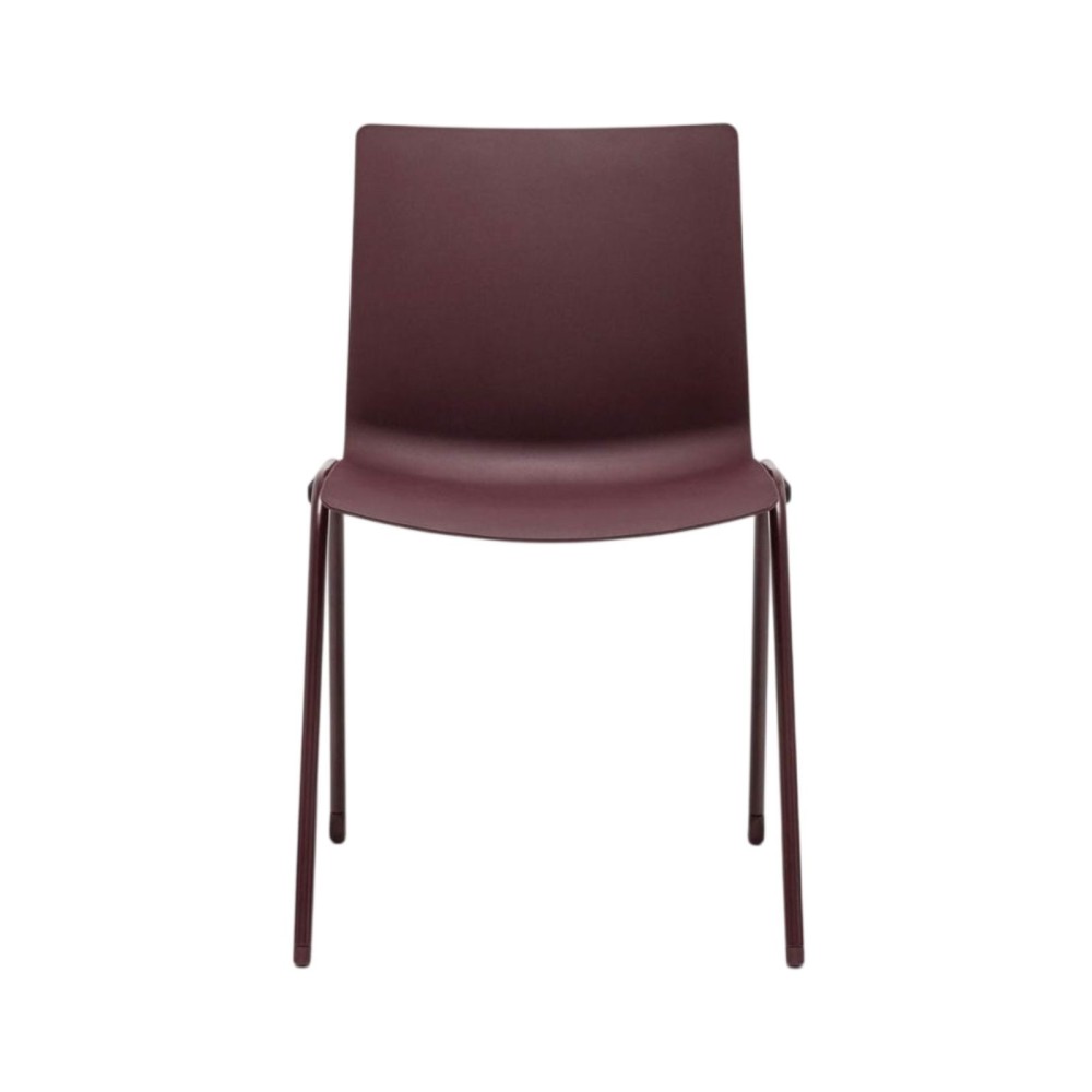 Chaise empilable avec ou sans accoudoirs