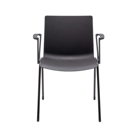 Chaise empilable avec ou sans accoudoirs