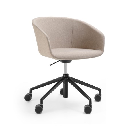 Chaise de réunion pivotante compacte réglable en hauteur OX S 5R