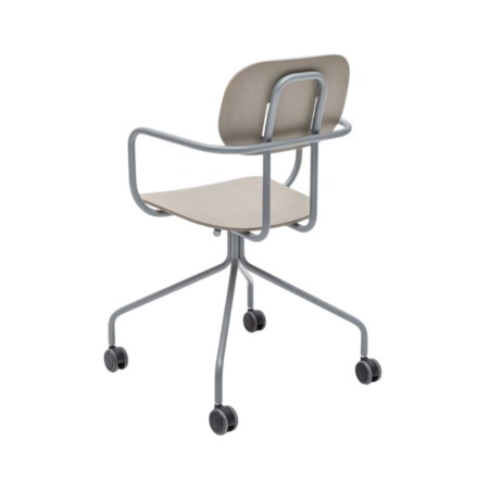 Chaise conférence vintage avec roulettes - New School - N1N03K - MDD