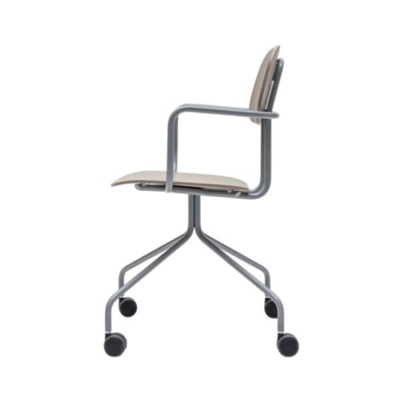 Chaise conférence vintage avec roulettes - New School - N1N03K - MDD 2