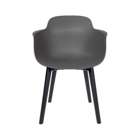 Chaise en plastique et bois Sicla - salle d'attente, bureau