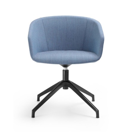 Chaise de réunion design aluminium 4 branches OX S 4R de face