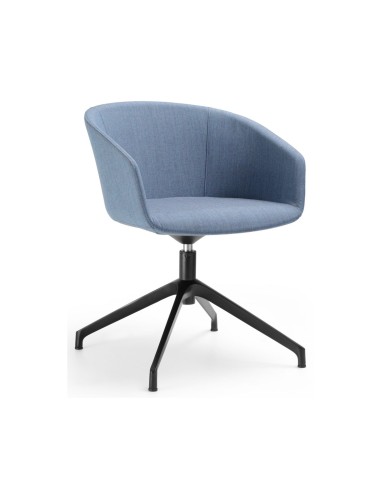 Chaise de réunion pivotante design à piétement 4 branches OX S 4R