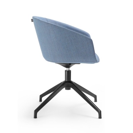 Chaise pivotante professionnelle pour salle de réunion Oxco small de profil