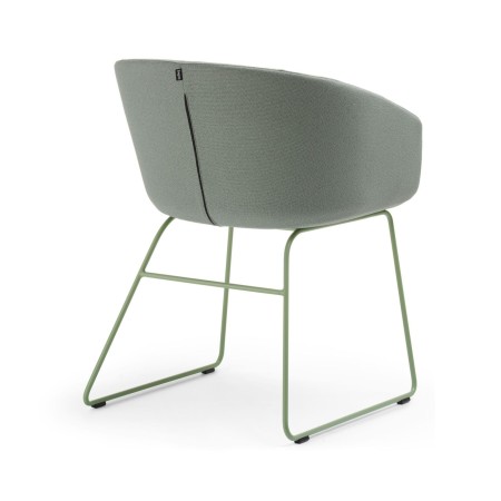 Chaise statique tapissée OX S 270 pour espace d’accueil de dos