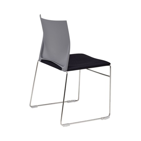 Chaise réunion avec assise tissu et empilable - Jill - Sitek - 3681 2