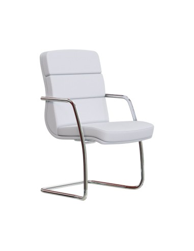 Chaise conférence luge en cuir véritable - Scena - Las Mobili