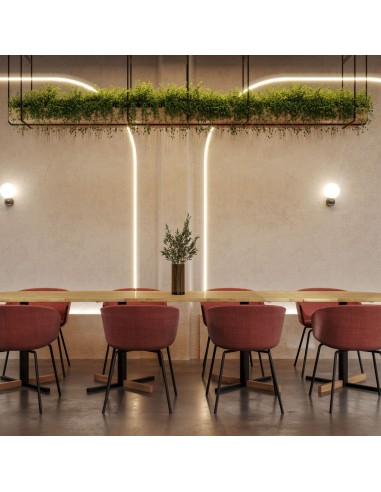 Salle de réunion à Berne avec chaises Oxco confort haut de gamme taille small avec pieds en métal