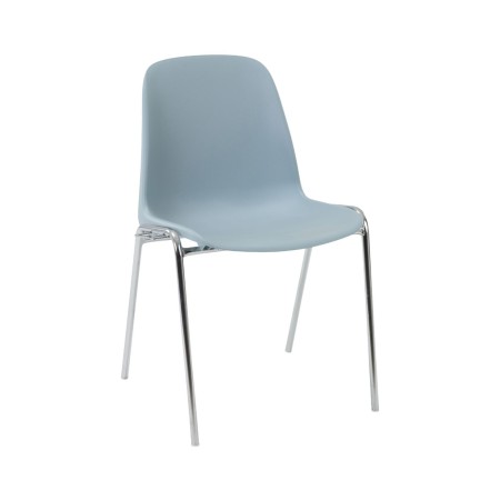 Chaise conférence pas cher empilable bleu - Elena - 3641