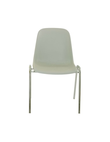 Chaise conférence pas cher empilable gris - Elena - 3641