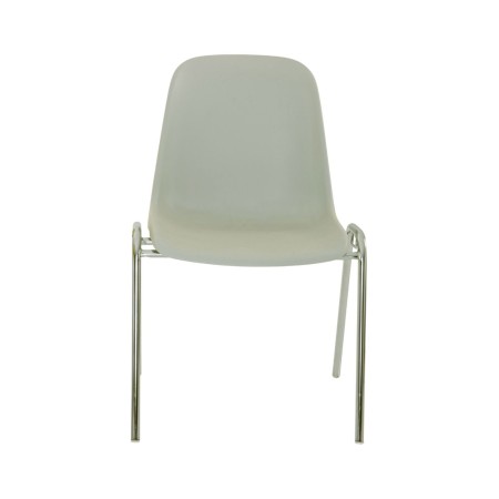 Chaise conférence pas cher empilable gris - Elena - 3641