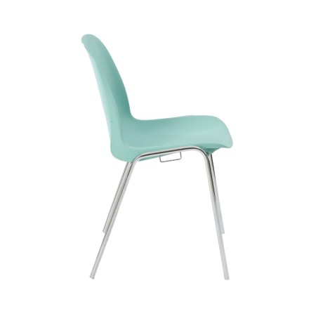 Chaise conférence pas cher empilable vert émeraude - Elena - 3641