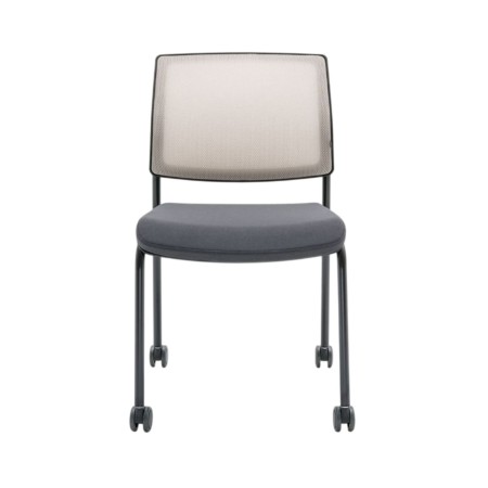 Chaise de réunion sur roulettes professionnelle - Gaya - GY4KN 2