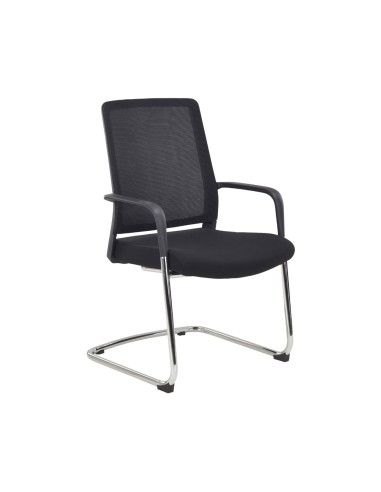 Chaise conférence luge noir confortable - 4560 - Edwin