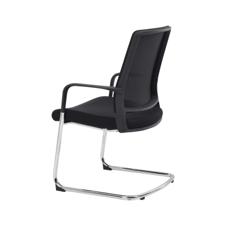 Chaise conférence luge noir confortable - 4560 - Edwin