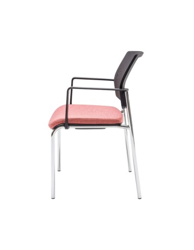 Chaise de conférence Gaya avec 4 pieds stables - GY4N - MDD