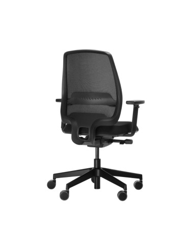 Fauteuil MOMO MO 102 Black – dossier en résille et structure noire