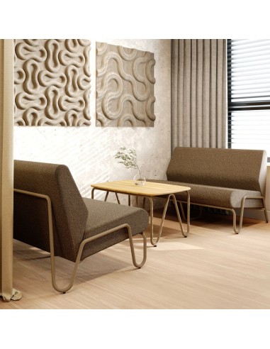 Table basse idéale pour espaces d’attente ou salons - Clip