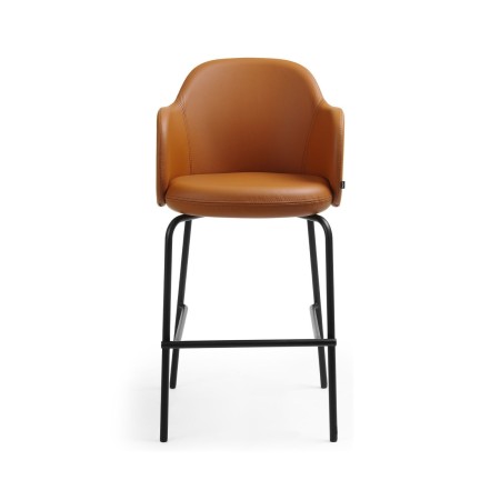 Chaise haute de bar confortable avec dossier ergonomique Flos