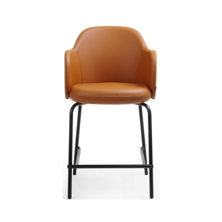 Chaise haute de bar rembourrée avec accoudoirs FS KP HN