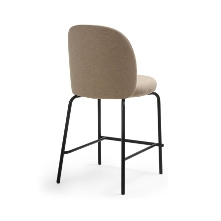 Tabouret de bar professionnel rembourré avec structure acier Flos de dos