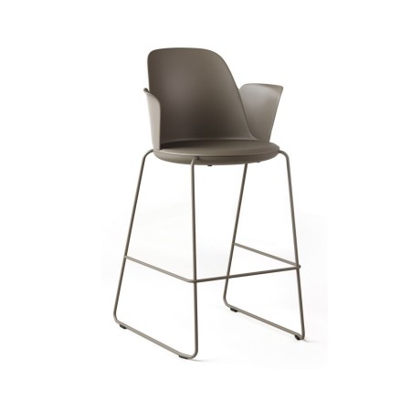 Tabouret de bar avec accoudoirs design HL H P