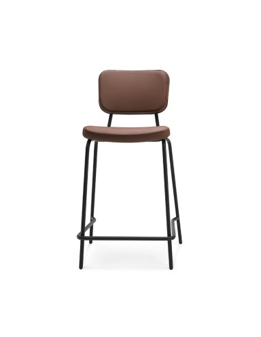 Tabouret Epocc pour comptoir et espace lounge coloris brun