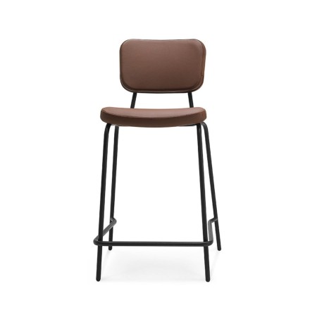 Tabouret Epocc pour comptoir et espace lounge coloris brun