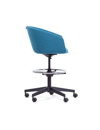Chaise haute professionnelle réglable en hauteur bleue Oxco small