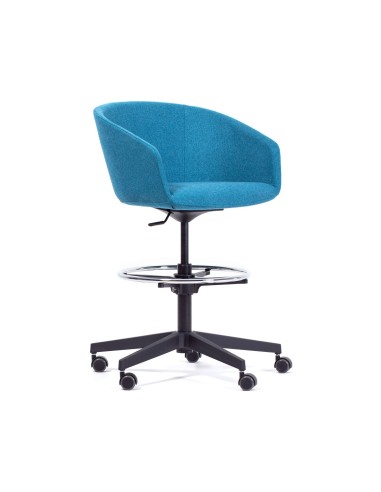 Tabouret haut avec roulettes pour bureau Oxco small design